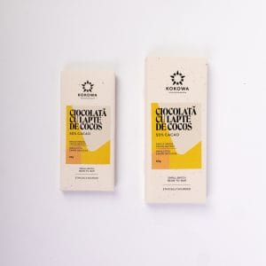 Ciocolată bean to bar 50% cacao lapte cocos vegan